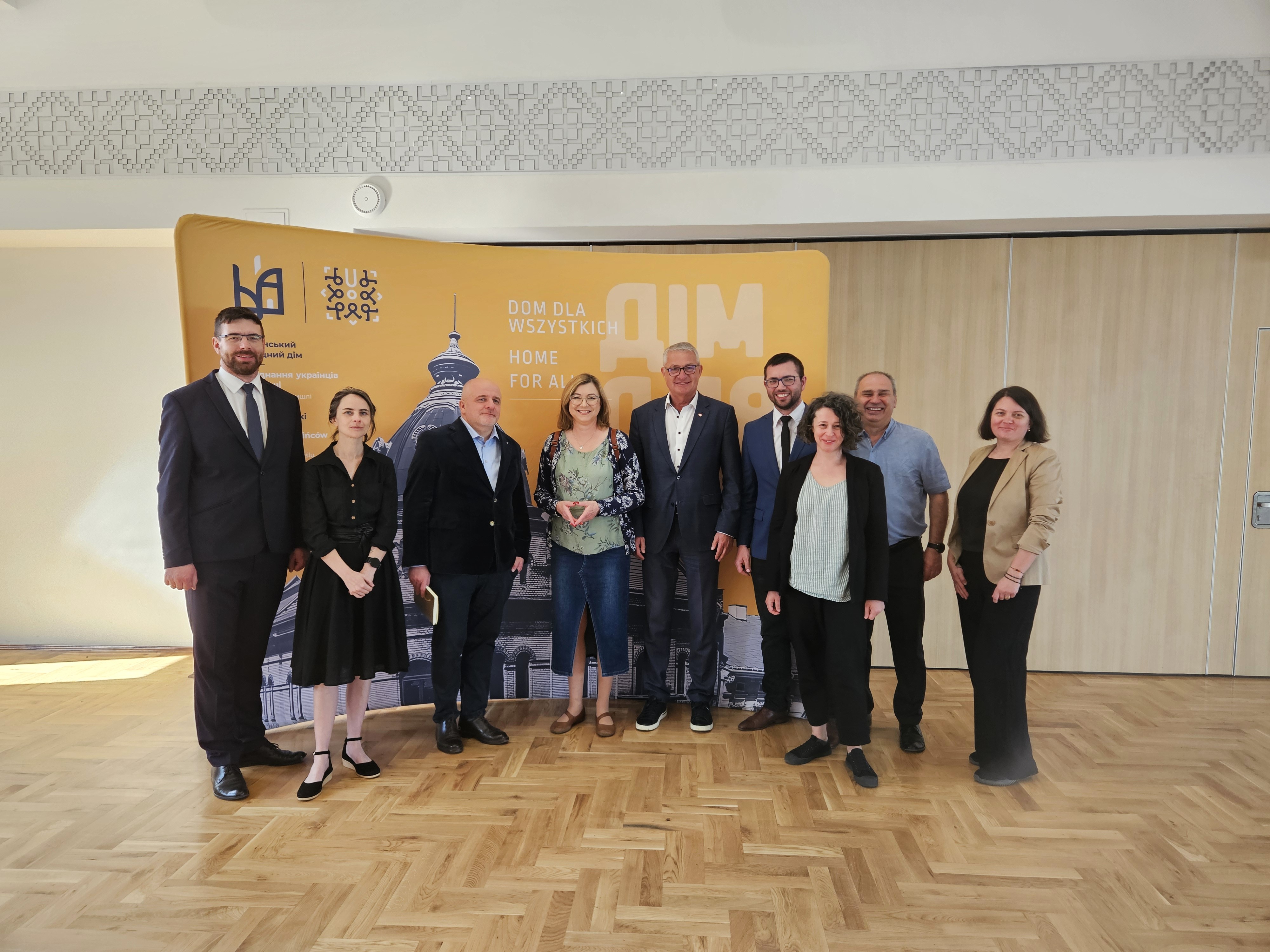 Paweł Kowal w Domu Ukraińskim w Przemyślu