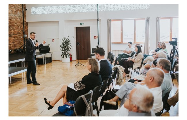 Wykład Ołeksandra Alfiorova o historii państwowości ukraińskiej