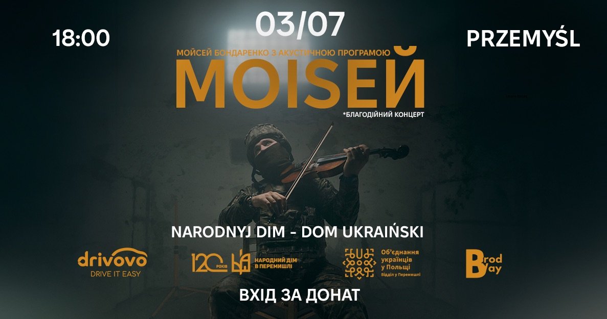 Charytatywny koncert Moisei Bondarenko w Przemyślu