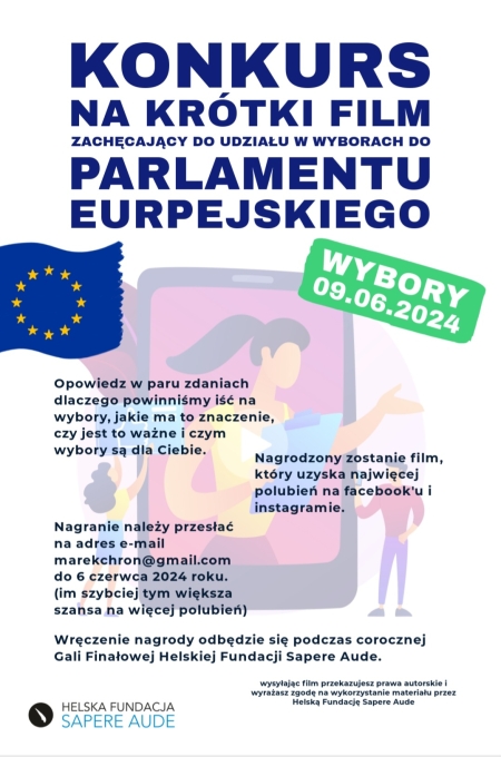Konkurs - Film zachęcający do udziału w wyborach do Parlamentu Europejskiego