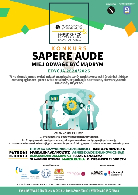 Konkurs ''Sapere Aude-miej odwagę być mądrym'' edycja 2024/2025